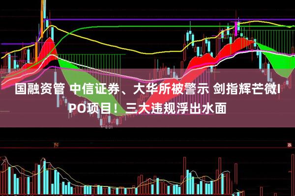国融资管 中信证券、大华所被警示 剑指辉芒微IPO项目！三大违规浮出水面