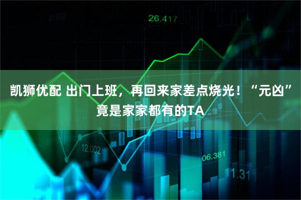 凯狮优配 出门上班,再回来家差点烧光!“元凶”竟是家家都有的TA